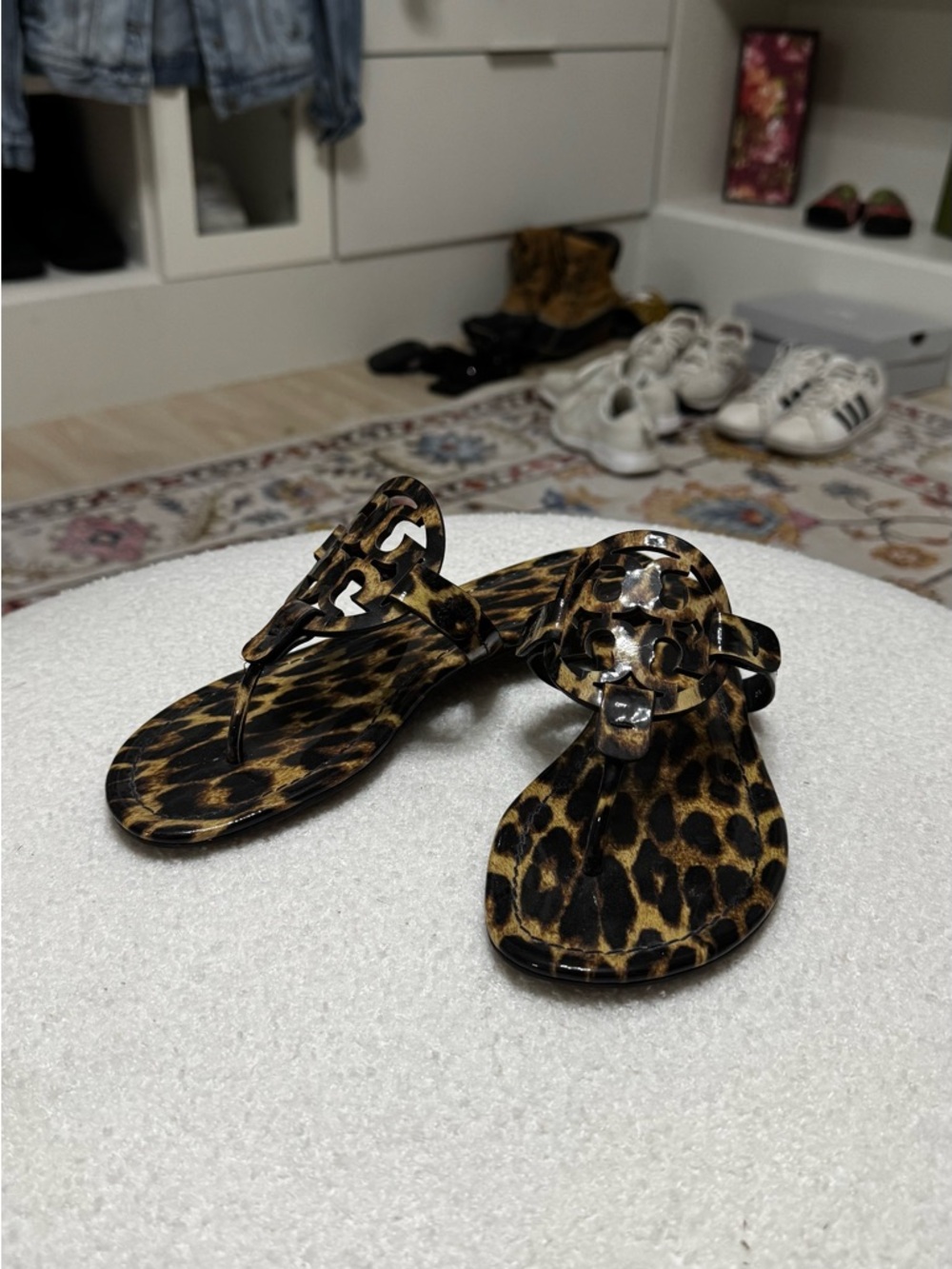 Tory Burch Leopard Print Sandals